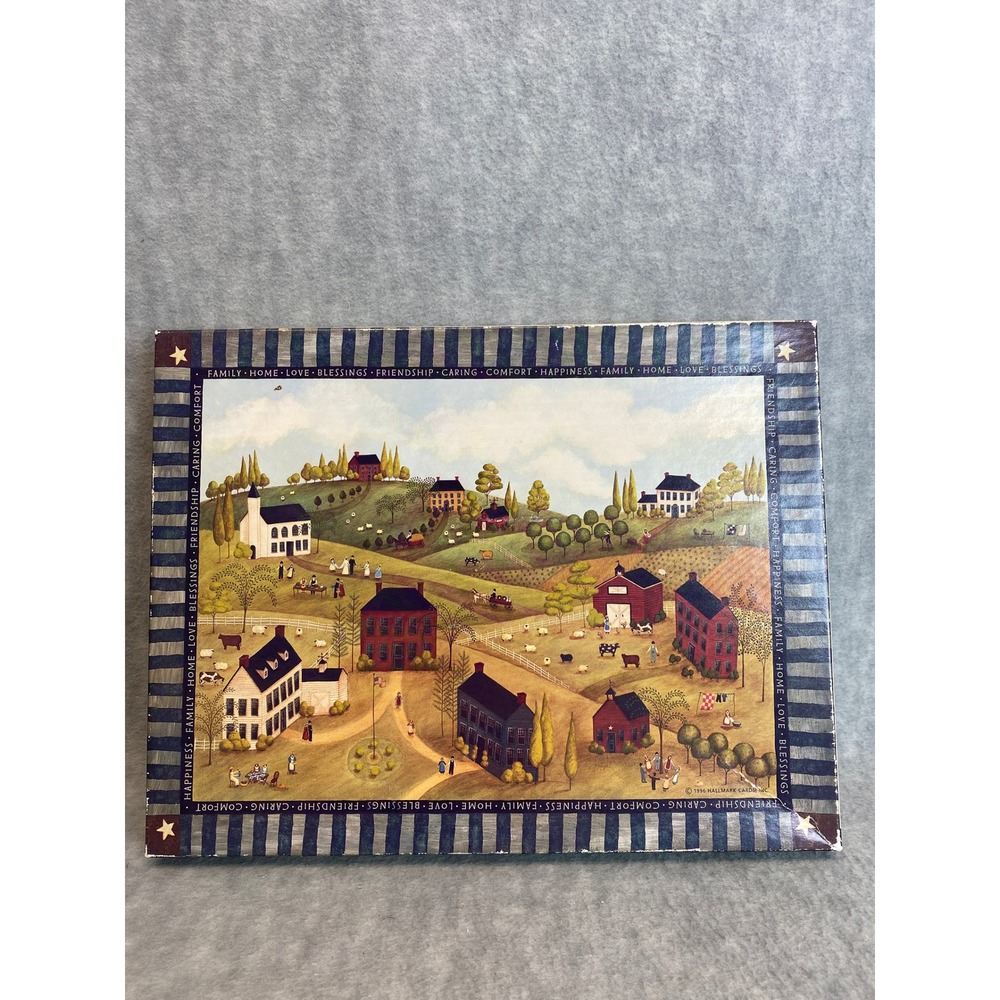 Springbok Village D'Antan Happy Homes 500 Piece Jigsaw Puzzle 1996‎ Hallmark